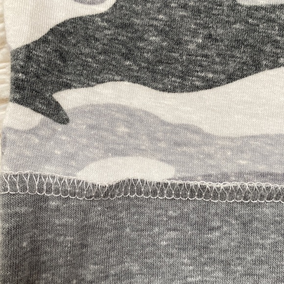 BiBi Camo Ringer SS Tee 💗 Gray & White - Picture 8 of 9